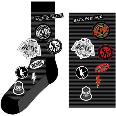 Picture of AC/DC: Unisex Ankle Socks: Icons