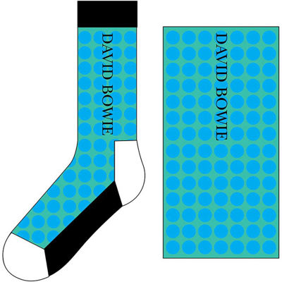Picture of David Bowie: Unisex Ankle Socks: Circles Pattern