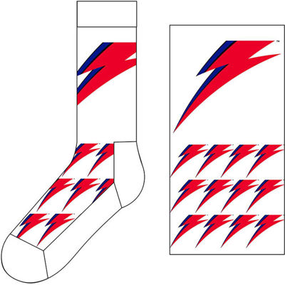 Picture of David Bowie: Unisex Ankle Socks: Flash