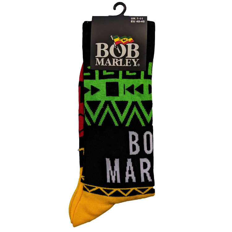 Picture of Bob Marley: Unisex Ankle Socks Press Play