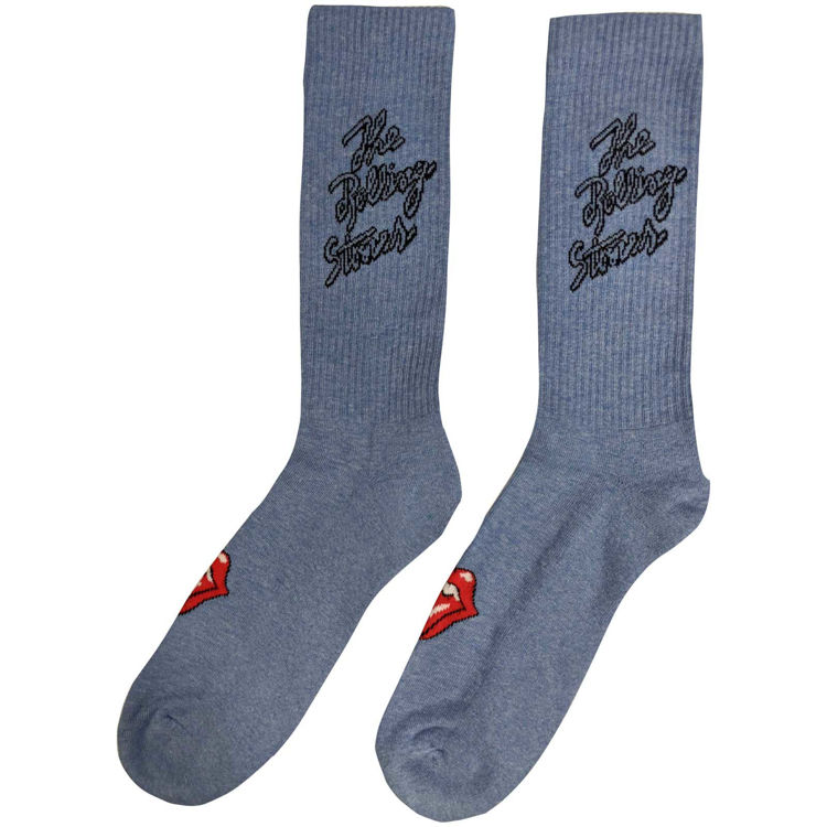 Picture of The Rolling Stones Unisex Ankle Socks: Script Logo