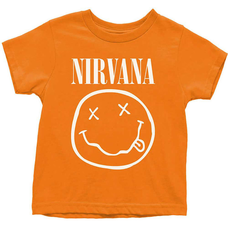 Picture of Nirvana Kid T-Shirt: White Happy Face