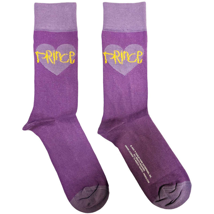 Picture of Prince: Unisex Purple Heart Socks