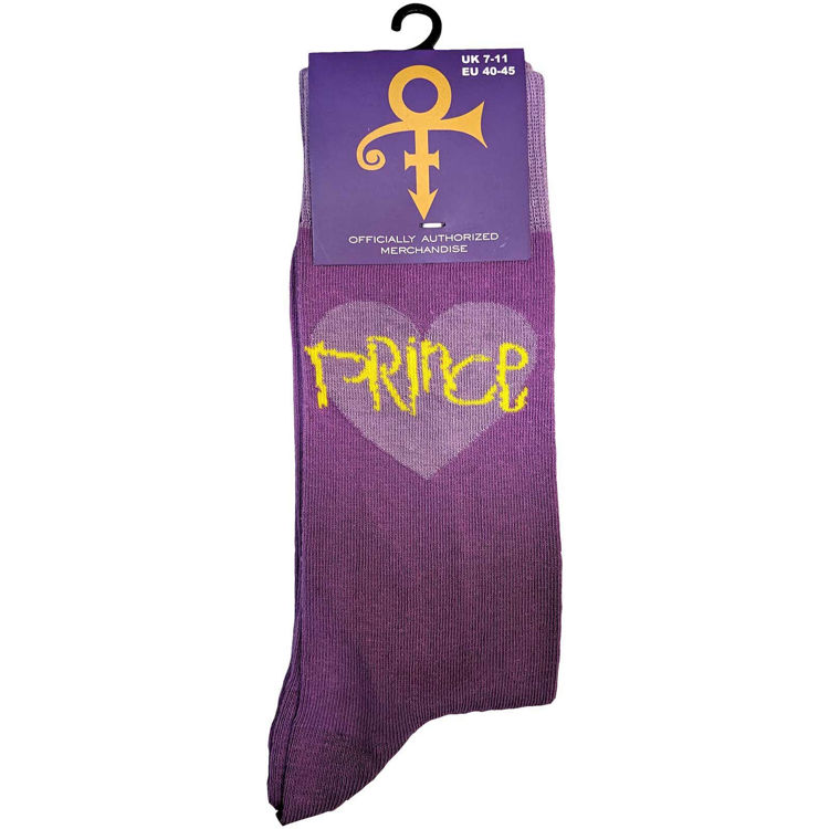 Picture of Prince: Unisex Purple Heart Socks