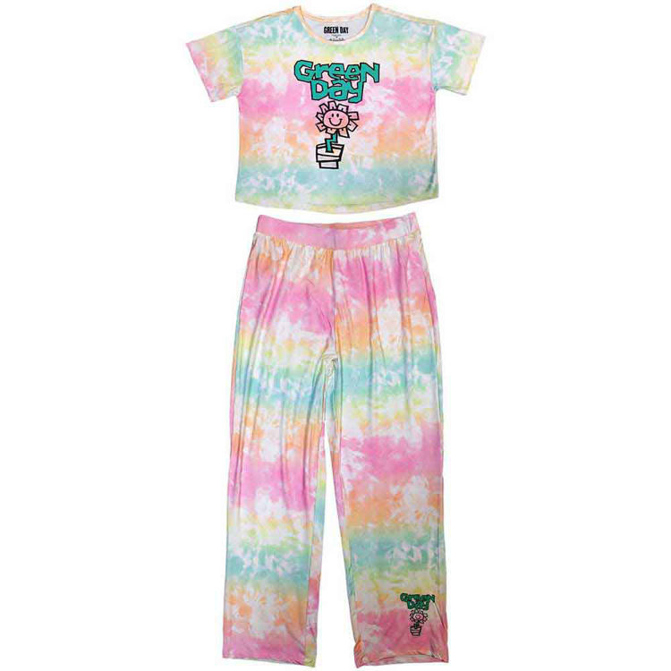 Picture of Green Day JR's-Womens-PJs: Green Day Flower Pot Pajamas