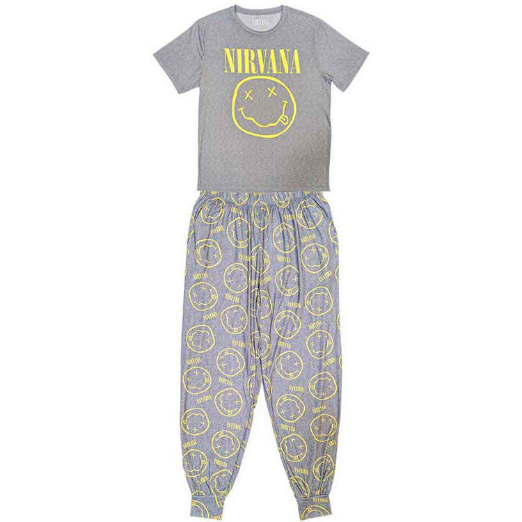 Picture of Nirvana Unisex Pyjamas: Nirvana Yellow Smile