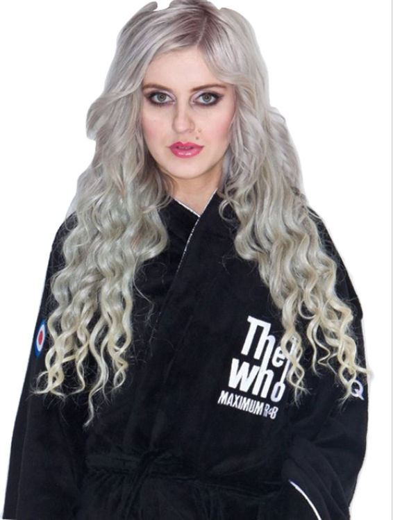 Picture of The Who: Rock Robe Maximum RnB Black Luxury Fleece Bathrobe