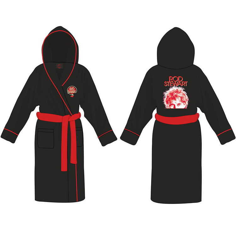 Picture of Rod Stewart Bathrobe: Rod Stewart Cherries Logo