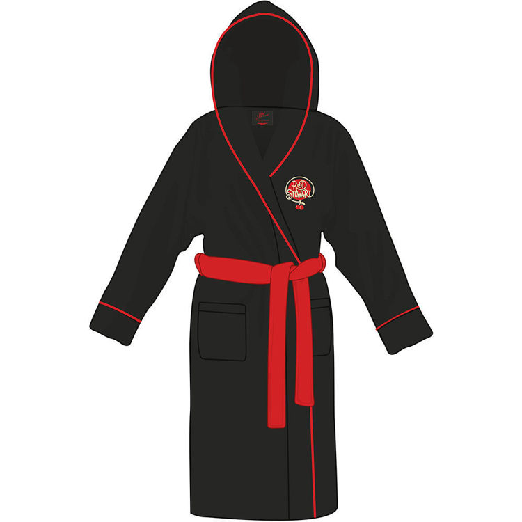 Picture of Rod Stewart Bathrobe: Rod Stewart Cherries Logo
