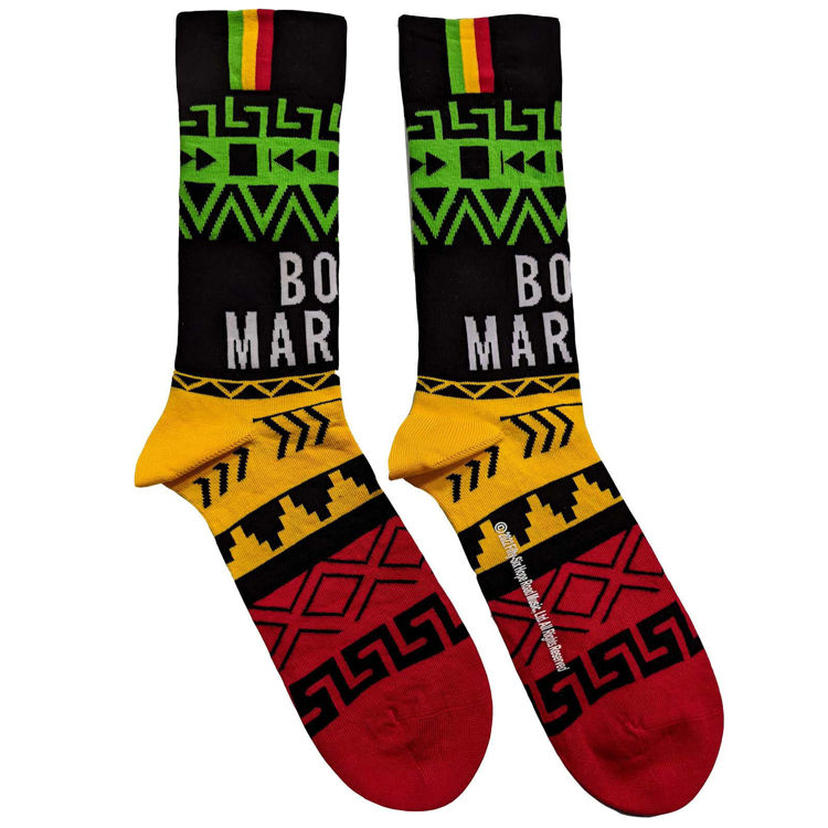 Picture of Bob Marley: Unisex Ankle Socks Press Play