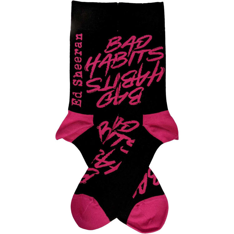 Picture of Ed Sheeran Unisex Ankle Socks: Bad Habits