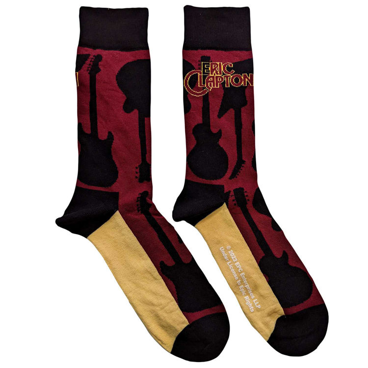 Picture of Eric Clapton Unisex Ankle Socks: Guitars