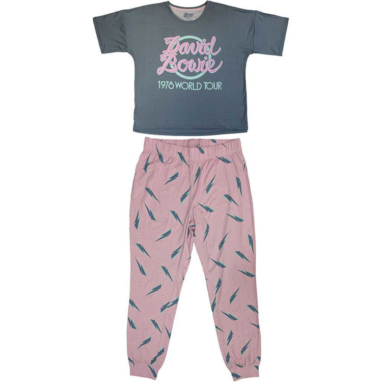 Picture of David Bowie JR's-Womens-PJs: David Bowie 1978 World Tour Pajamas