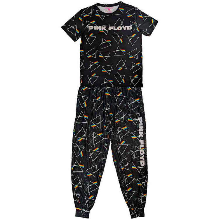 Picture of Pink Floyd Unisex Pyjamas: Prism Repeat