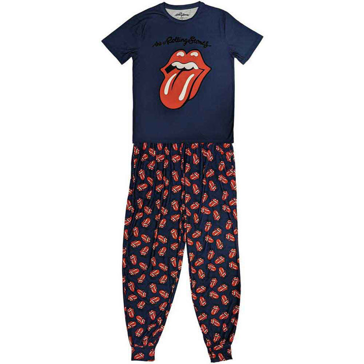 Picture of Rolling Stones Unisex Pyjamas: Rolling Stones Classic Tongue
